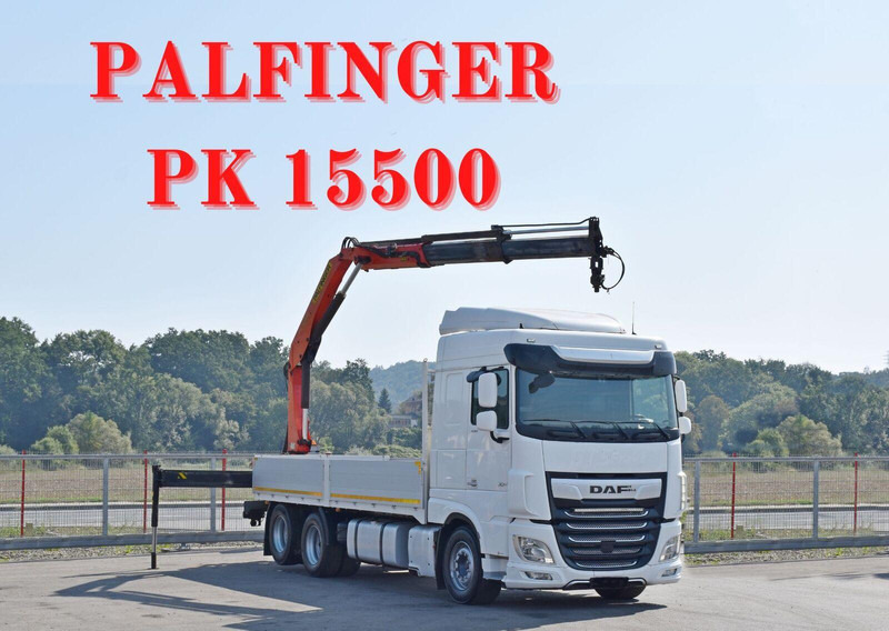 DAF XF 530 Pritsche 6,30 m + PK 15500 * TOPZUSTAND - Nákladní automobil valníkový/ Plošinový, Auto s hydraulickou rukou: obrázek 1 DAF XF 530 Pritsche 6,30 m + PK 15500 * TOPZUSTAND - Nákladní automobil valníkový/ Plošinový, Auto s hydraulickou rukou: obrázek 1