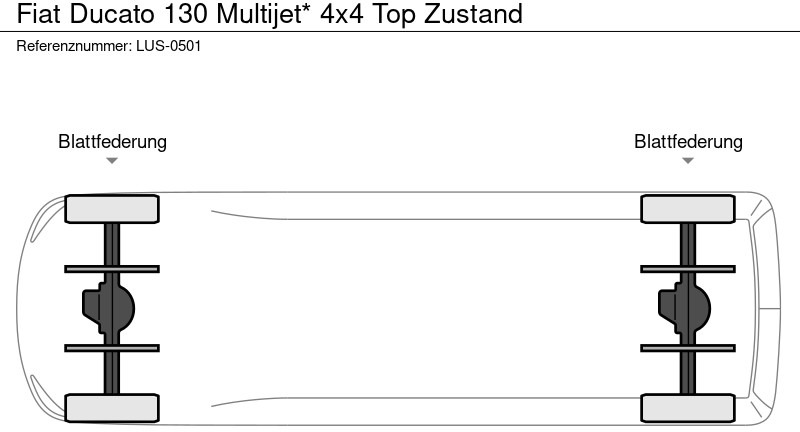 Dodávka skřín Fiat Ducato 130 Multijet* 4x4 Top Zustand: obrázek 13