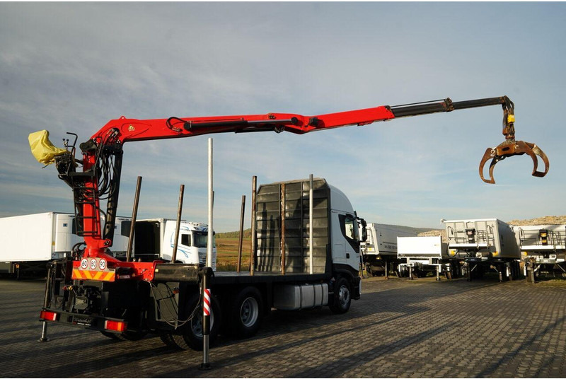Iveco STRALIS 560 / 6X4 / DO DREWNA / DO DRZEWA / DO LASU / HDS PALFIN - Lesovůz, Auto s hydraulickou rukou: obrázek 5 Iveco STRALIS 560 / 6X4 / DO DREWNA / DO DRZEWA / DO LASU / HDS PALFIN - Lesovůz, Auto s hydraulickou rukou: obrázek 5