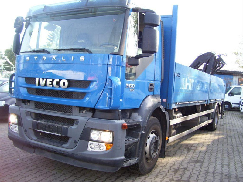Iveco Stralis 360 - Nákladní automobil valníkový/ Plošinový, Auto s hydraulickou rukou: obrázek 1 Iveco Stralis 360 - Nákladní automobil valníkový/ Plošinový, Auto s hydraulickou rukou: obrázek 1
