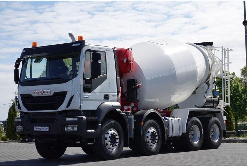 Iveco TRAKKER 410 / 8X4 / BETONOMIESZARKA 9 M3 / PUTZMEISTER / ALUFELG - Autodomíchávač: obrázek 1 Iveco TRAKKER 410 / 8X4 / BETONOMIESZARKA 9 M3 / PUTZMEISTER / ALUFELG - Autodomíchávač: obrázek 1