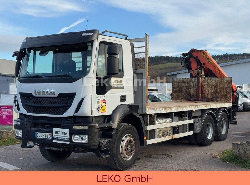 Iveco Trakker 450 Mit Kran( Palfinger PK 22002 .EH) - Nákladní automobil valníkový/ Plošinový, Auto s hydraulickou rukou: obrázek 4 Iveco Trakker 450 Mit Kran( Palfinger PK 22002 .EH) - Nákladní automobil valníkový/ Plošinový, Auto s hydraulickou rukou: obrázek 4