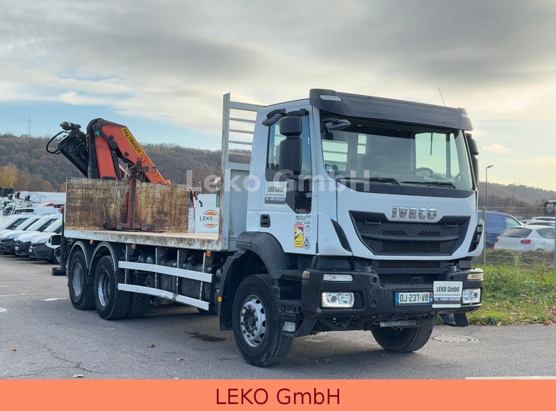 Iveco Trakker 450 Mit Kran( Palfinger PK 22002 .EH) - Nákladní automobil valníkový/ Plošinový, Auto s hydraulickou rukou: obrázek 1 Iveco Trakker 450 Mit Kran( Palfinger PK 22002 .EH) - Nákladní automobil valníkový/ Plošinový, Auto s hydraulickou rukou: obrázek 1