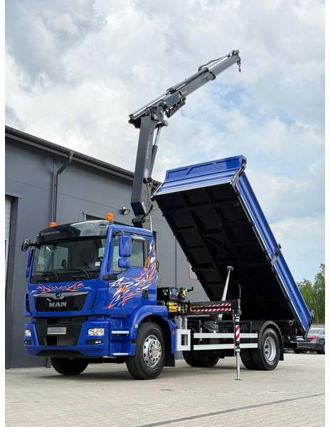 MAN MAN TGM TGL TGS 18.250 // E6 // wywrotka + HDS HMF z pilotem // - Sklápěč: obrázek 1 MAN MAN TGM TGL TGS 18.250 // E6 // wywrotka + HDS HMF z pilotem // - Sklápěč: obrázek 1