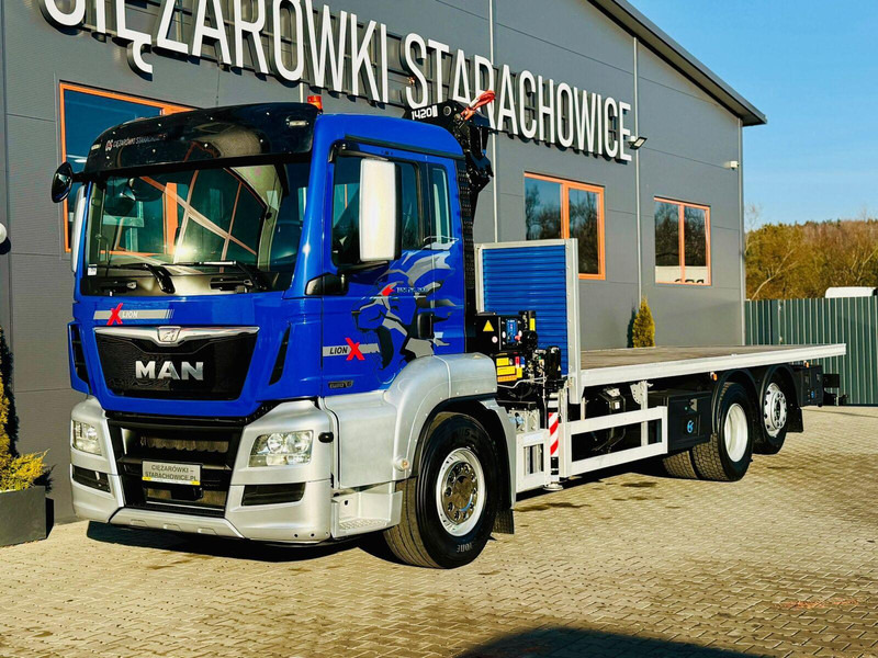MAN MAN TGS 26.360 // E6 // 6x2 // platforma laweta 7,2m z HDs HMF 1 - Nákladní automobil valníkový/ Plošinový, Auto s hydraulickou rukou: obrázek 1 MAN MAN TGS 26.360 // E6 // 6x2 // platforma laweta 7,2m z HDs HMF 1 - Nákladní automobil valníkový/ Plošinový, Auto s hydraulickou rukou: obrázek 1