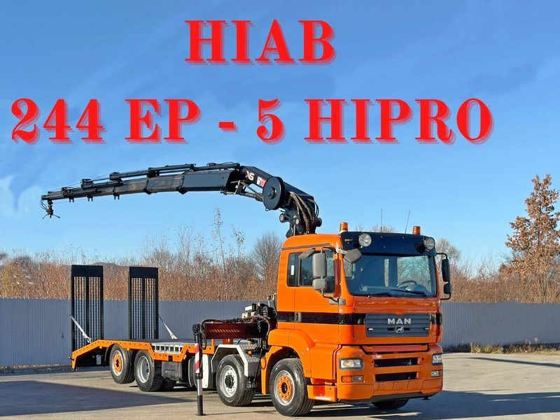 MAN TGA 35.480 / HIAB 244 EP - 5 HIPRO - Nákladní automobil valníkový/ Plošinový, Auto s hydraulickou rukou: obrázek 1 MAN TGA 35.480 / HIAB 244 EP - 5 HIPRO - Nákladní automobil valníkový/ Plošinový, Auto s hydraulickou rukou: obrázek 1