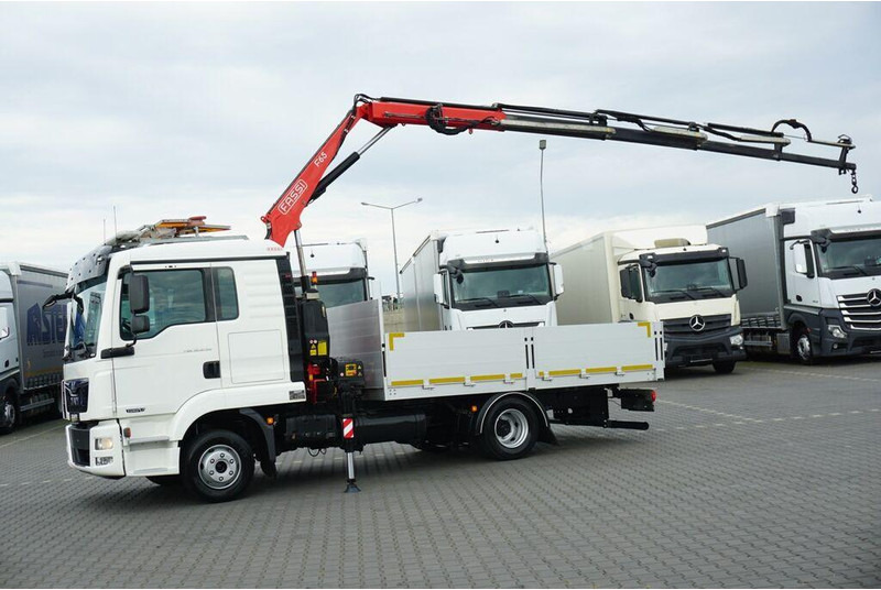 MAN TGL / 12.250 / SKRZYNIOWY + HDS / FASSI F 65 / PILOT - Nákladní automobil valníkový/ Plošinový, Auto s hydraulickou rukou: obrázek 4 MAN TGL / 12.250 / SKRZYNIOWY + HDS / FASSI F 65 / PILOT - Nákladní automobil valníkový/ Plošinový, Auto s hydraulickou rukou: obrázek 4