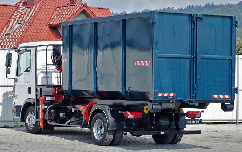 Sklápěč, Auto s hydraulickou rukou MAN TGL 7.150 + FASSI F60 * TOPZUSTAND: obrázek 8