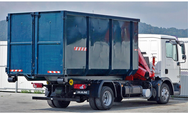 Sklápěč, Auto s hydraulickou rukou MAN TGL 7.150 + FASSI F60 * TOPZUSTAND: obrázek 7