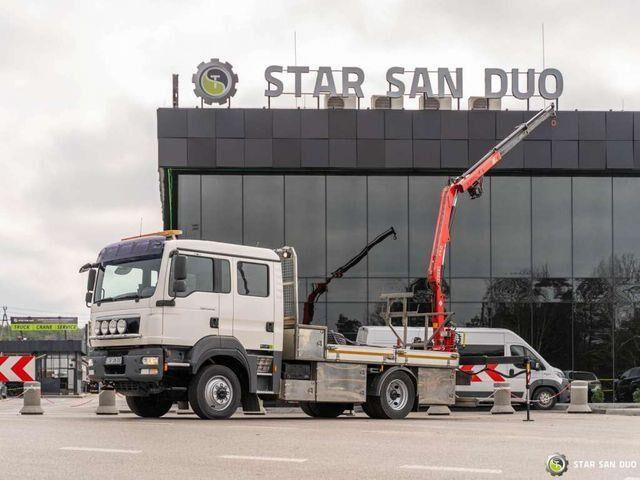 MAN TGM 13.290 4x4 FASSI F40B22 Crane Camper DOKA - Nákladní automobil valníkový/ Plošinový, Auto s hydraulickou rukou: obrázek 1 MAN TGM 13.290 4x4 FASSI F40B22 Crane Camper DOKA - Nákladní automobil valníkový/ Plošinový, Auto s hydraulickou rukou: obrázek 1