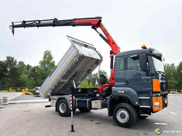 MAN TGS 18.480 PALFINGER PK 16502 HDS Crane,Kipper - Sklápěč, Auto s hydraulickou rukou: obrázek 3 MAN TGS 18.480 PALFINGER PK 16502 HDS Crane,Kipper - Sklápěč, Auto s hydraulickou rukou: obrázek 3