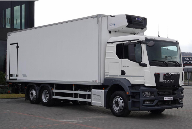 MAN TGS 26.360 / 6x2 / CHŁODNIA -8,2 M / AGREGAT CARRIER SUPRA 850 / - Chladírenský nákladní automobil: obrázek 1 MAN TGS 26.360 / 6x2 / CHŁODNIA -8,2 M / AGREGAT CARRIER SUPRA 850 / - Chladírenský nákladní automobil: obrázek 1