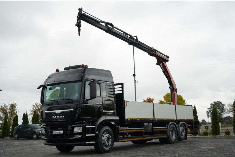 MAN TGS 26.440 / 6X2 / SKRZYNIOWY 7,5 M / OŚ PODNOSZONA + HDS PALFI - Nákladní automobil valníkový/ Plošinový, Auto s hydraulickou rukou: obrázek 4 MAN TGS 26.440 / 6X2 / SKRZYNIOWY 7,5 M / OŚ PODNOSZONA + HDS PALFI - Nákladní automobil valníkový/ Plošinový, Auto s hydraulickou rukou: obrázek 4