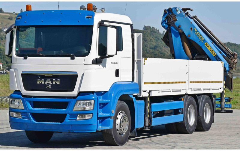 MAN TGS 26.480 * PK 27002 + JIB PJ060 + FUNK / 6x4 - Nákladní automobil valníkový/ Plošinový, Auto s hydraulickou rukou: obrázek 3 MAN TGS 26.480 * PK 27002 + JIB PJ060 + FUNK / 6x4 - Nákladní automobil valníkový/ Plošinový, Auto s hydraulickou rukou: obrázek 3