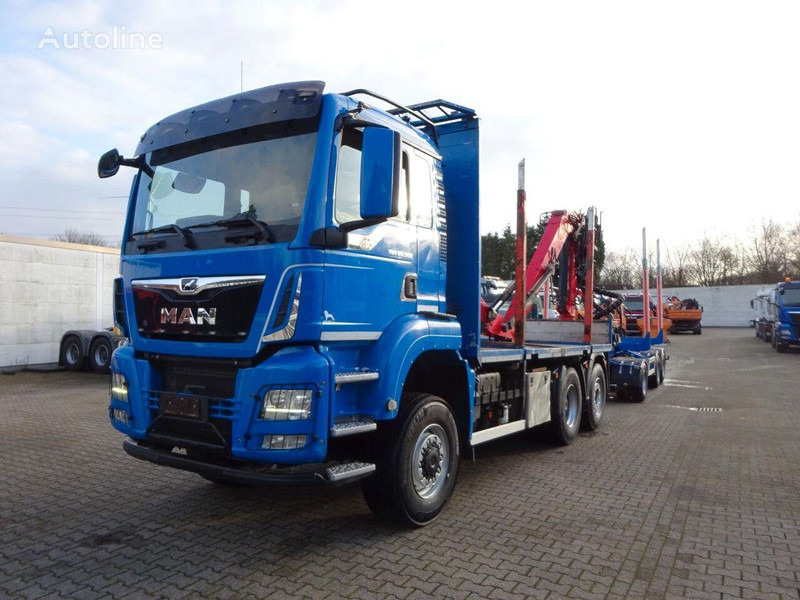 MAN TGS 28.500 6x4 Log truck + Crane Epsilon + Trailer - Lesovůz, Auto s hydraulickou rukou: obrázek 1 MAN TGS 28.500 6x4 Log truck + Crane Epsilon + Trailer - Lesovůz, Auto s hydraulickou rukou: obrázek 1