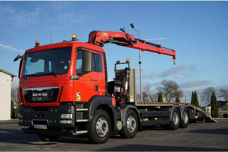 MAN TGS 35.360 / 8x2-4 / LAWETA + HDS HIAB 166 E-2 / 4 OSIOWY / NAJ - Odtahovka: obrázek 1 MAN TGS 35.360 / 8x2-4 / LAWETA + HDS HIAB 166 E-2 / 4 OSIOWY / NAJ - Odtahovka: obrázek 1