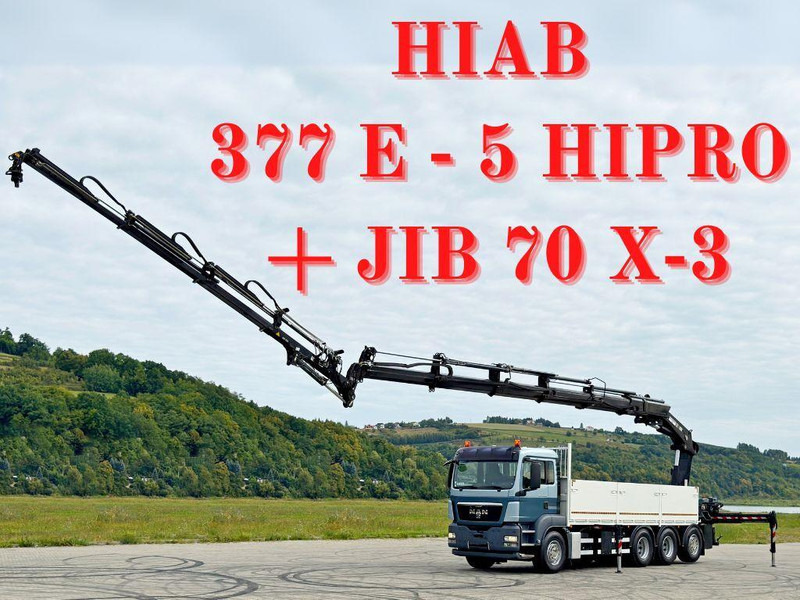 MAN TGS 35.400*HIAB 377 E-5 HIPRO+JIB 70X-3FUNK /8x4 - Nákladní automobil valníkový/ Plošinový, Auto s hydraulickou rukou: obrázek 1 MAN TGS 35.400*HIAB 377 E-5 HIPRO+JIB 70X-3FUNK /8x4 - Nákladní automobil valníkový/ Plošinový, Auto s hydraulickou rukou: obrázek 1