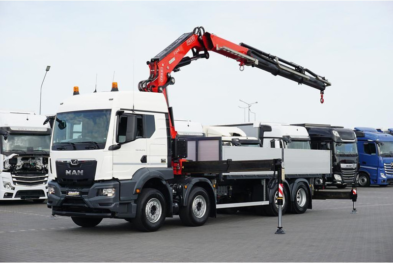 MAN TGS / 35.470 / E 6 / SKRZYNIOWY + HDS / FASSI F 545 / ŁAD. 13 10 - Nákladní automobil valníkový/ Plošinový, Auto s hydraulickou rukou: obrázek 1 MAN TGS / 35.470 / E 6 / SKRZYNIOWY + HDS / FASSI F 545 / ŁAD. 13 10 - Nákladní automobil valníkový/ Plošinový, Auto s hydraulickou rukou: obrázek 1