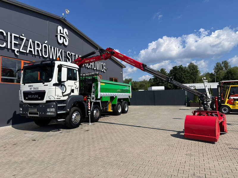 MAN TGS TGX 35.400 // 8x4 // E5 // wywrotka kiper + HDS z czerpakiem leasing MAN TGS TGX 35.400 // 8x4 // E5 // wywrotka kiper + HDS z czerpakiem: obrázek 10