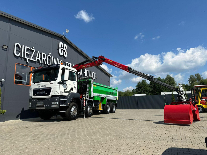 MAN TGS TGX 35.400 // 8x4 // E5 // wywrotka kiper + HDS z czerpakiem leasing MAN TGS TGX 35.400 // 8x4 // E5 // wywrotka kiper + HDS z czerpakiem: obrázek 11