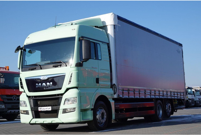 MAN TGX 26.440 / 6x2 / FIRANKA - 8,15 m / SOLÓWKA / WINDA ZAŁADOWCZA - Plachtový nákladní auto: obrázek 1 MAN TGX 26.440 / 6x2 / FIRANKA - 8,15 m / SOLÓWKA / WINDA ZAŁADOWCZA - Plachtový nákladní auto: obrázek 1