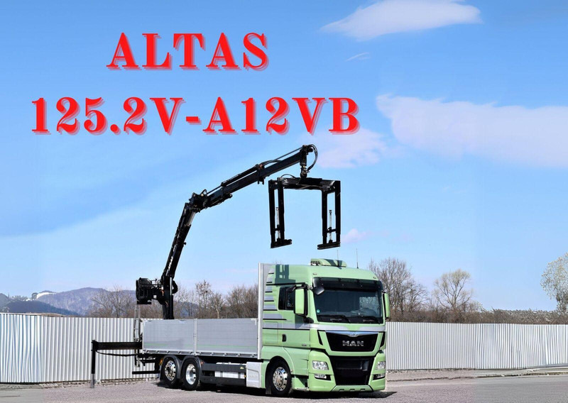 MAN TGX 26.440 Pritsche 6,60 m* ATLAS 125.2V-A12VB - Nákladní automobil valníkový/ Plošinový, Auto s hydraulickou rukou: obrázek 1 MAN TGX 26.440 Pritsche 6,60 m* ATLAS 125.2V-A12VB - Nákladní automobil valníkový/ Plošinový, Auto s hydraulickou rukou: obrázek 1