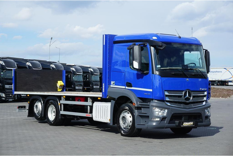 Nákladní automobil valníkový/ Plošinový Mercedes-Benz ACTROS / 2543 / ACC / E 6 / PEŁNY ADR / PLATFORMA / ZAWIESIE POD: obrázek 1