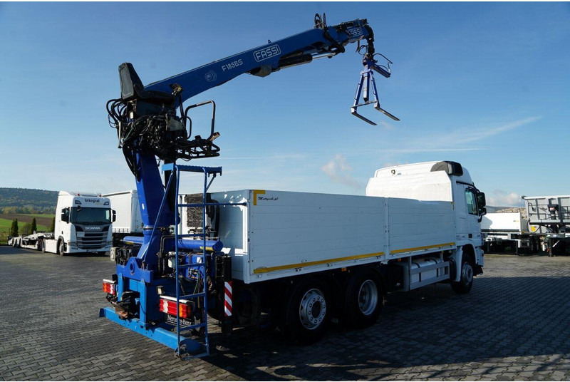 Mercedes-Benz ACTROS 2548 / 6x2 / BURTOWA - 6,5 M / OŚ PODNOSZONA / HDS FASSI - Nákladní automobil valníkový/ Plošinový, Auto s hydraulickou rukou: obrázek 4 Mercedes-Benz ACTROS 2548 / 6x2 / BURTOWA - 6,5 M / OŚ PODNOSZONA / HDS FASSI - Nákladní automobil valníkový/ Plošinový, Auto s hydraulickou rukou: obrázek 4