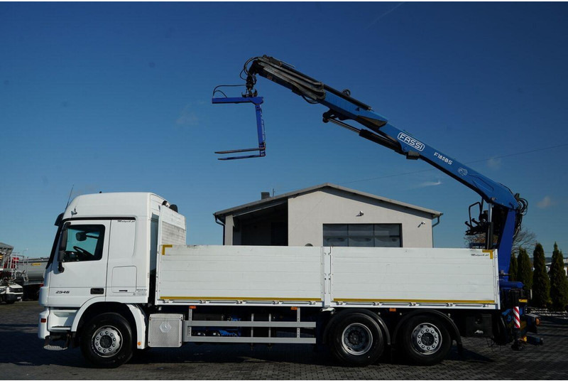Mercedes-Benz ACTROS 2548 / 6x2 / BURTOWA - 6,5 M / OŚ PODNOSZONA / HDS FASSI - Nákladní automobil valníkový/ Plošinový, Auto s hydraulickou rukou: obrázek 2 Mercedes-Benz ACTROS 2548 / 6x2 / BURTOWA - 6,5 M / OŚ PODNOSZONA / HDS FASSI - Nákladní automobil valníkový/ Plošinový, Auto s hydraulickou rukou: obrázek 2