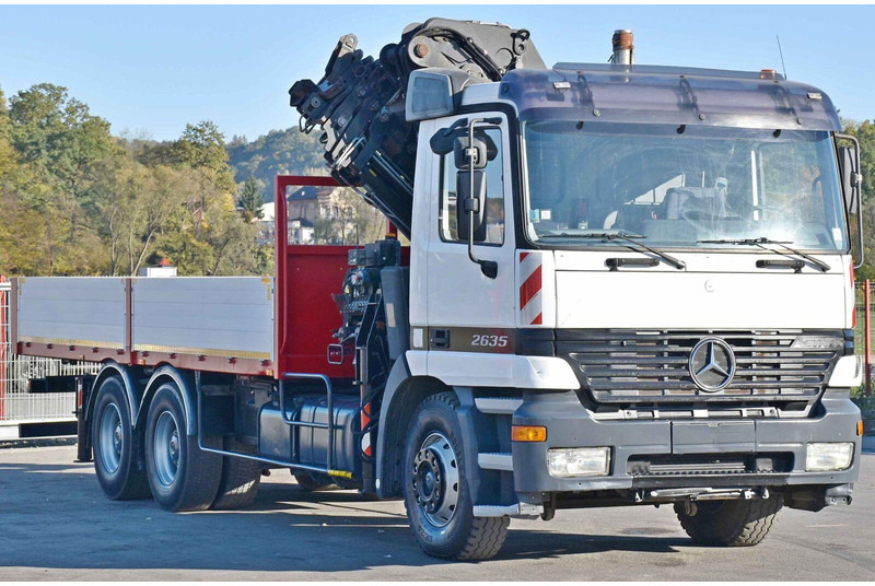 Mercedes-Benz ACTROS 2635 Pritsche - Nákladní automobil valníkový/ Plošinový, Auto s hydraulickou rukou: obrázek 3 Mercedes-Benz ACTROS 2635 Pritsche - Nákladní automobil valníkový/ Plošinový, Auto s hydraulickou rukou: obrázek 3