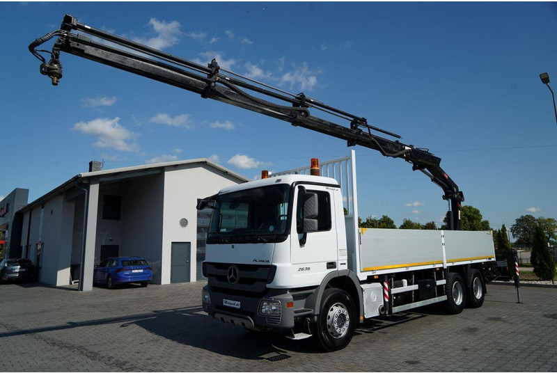 Mercedes-Benz ACTROS 2636 / 6x4 / SKRZYNIOWY 7 M + HDS HIAB - WYSÓW 12,6 M / - Nákladní automobil valníkový/ Plošinový, Auto s hydraulickou rukou: obrázek 2 Mercedes-Benz ACTROS 2636 / 6x4 / SKRZYNIOWY 7 M + HDS HIAB - WYSÓW 12,6 M / - Nákladní automobil valníkový/ Plošinový, Auto s hydraulickou rukou: obrázek 2