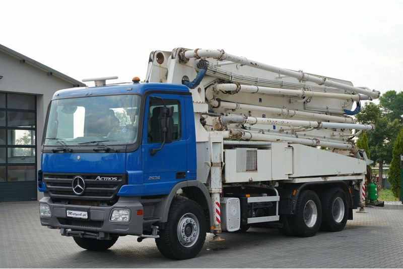 Mercedes-Benz ACTROS 2636 / POMPA SERMAC 5Z37 / 37  METRÓW / STEROWANIE RADIOW - Autočerpadlo: obrázek 2 Mercedes-Benz ACTROS 2636 / POMPA SERMAC 5Z37 / 37  METRÓW / STEROWANIE RADIOW - Autočerpadlo: obrázek 2