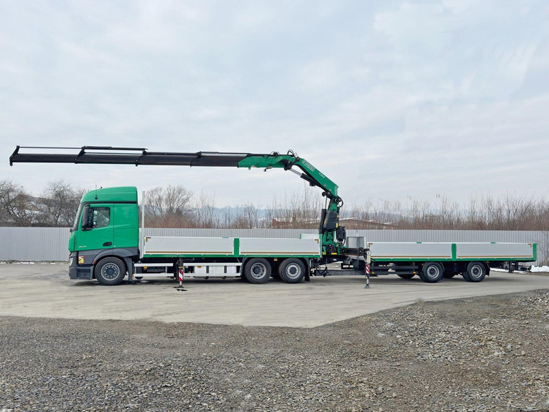 Mercedes-Benz ACTROS 2645 * FASSI F345.24 + FUNK + Anhänger - Nákladní automobil valníkový/ Plošinový, Auto s hydraulickou rukou: obrázek 5 Mercedes-Benz ACTROS 2645 * FASSI F345.24 + FUNK + Anhänger - Nákladní automobil valníkový/ Plošinový, Auto s hydraulickou rukou: obrázek 5