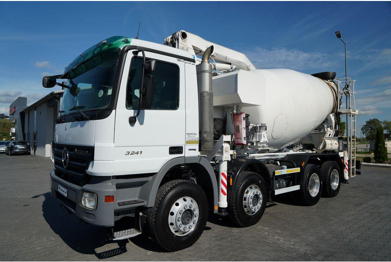 Mercedes-Benz ACTROS 3241 / POMPOGRUSZKA / 8X4 / BETONIARKA + POMPA SERMAC 3Z2 - Autodomíchávač: obrázek 4 Mercedes-Benz ACTROS 3241 / POMPOGRUSZKA / 8X4 / BETONIARKA + POMPA SERMAC 3Z2 - Autodomíchávač: obrázek 4