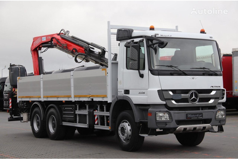 Mercedes-Benz ACTROS 3336 - Nákladní automobil valníkový/ Plošinový, Auto s hydraulickou rukou: obrázek 1 Mercedes-Benz ACTROS 3336 - Nákladní automobil valníkový/ Plošinový, Auto s hydraulickou rukou: obrázek 1