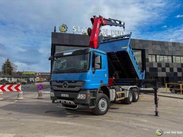 Mercedes-Benz ACTROS 3341 6x6 HMF 4220 K4 CRANE KIPPER - Sklápěč, Auto s hydraulickou rukou: obrázek 5 Mercedes-Benz ACTROS 3341 6x6 HMF 4220 K4 CRANE KIPPER - Sklápěč, Auto s hydraulickou rukou: obrázek 5