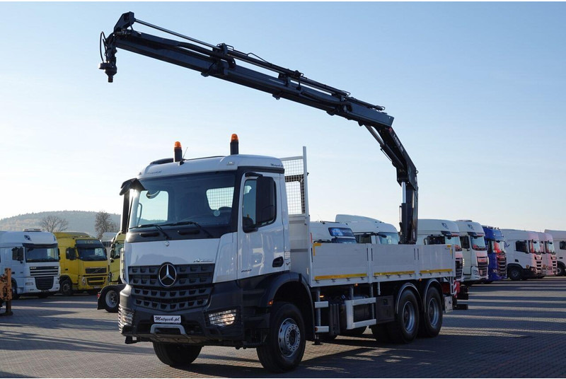 Mercedes-Benz AROCS 2633 / 6x4 / SKRZYNIOWY - 6,5 M / HDS HIAB 188 b-3 wysów: - Nákladní automobil valníkový/ Plošinový, Auto s hydraulickou rukou: obrázek 1 Mercedes-Benz AROCS 2633 / 6x4 / SKRZYNIOWY - 6,5 M / HDS HIAB 188 b-3 wysów: - Nákladní automobil valníkový/ Plošinový, Auto s hydraulickou rukou: obrázek 1