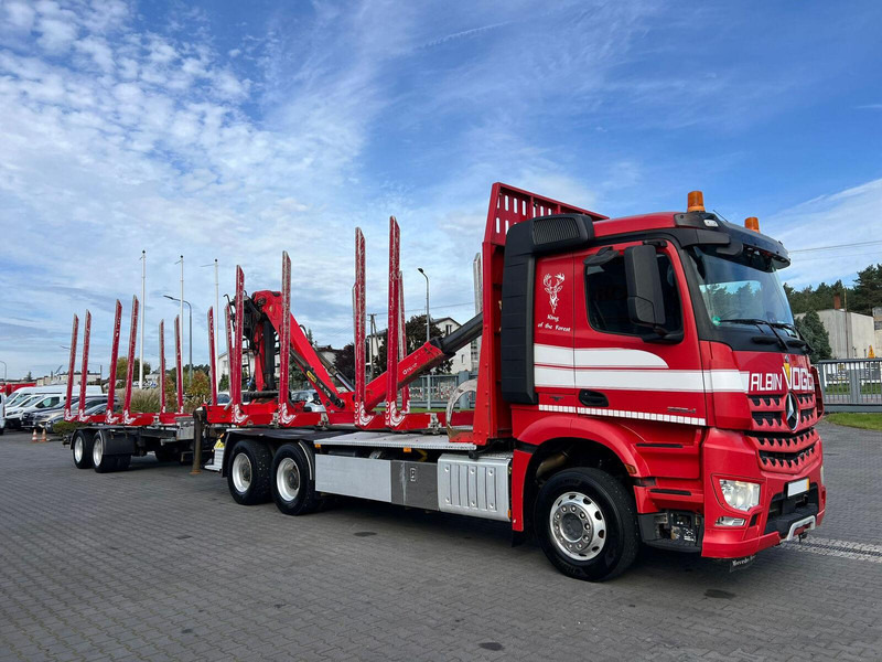 Mercedes-Benz AROCS 2645 EURO 6 6x4 TIMBER CARRIER HOLZTRANSPORT PALFINGER EPS - Lesovůz, Auto s hydraulickou rukou: obrázek 5 Mercedes-Benz AROCS 2645 EURO 6 6x4 TIMBER CARRIER HOLZTRANSPORT PALFINGER EPS - Lesovůz, Auto s hydraulickou rukou: obrázek 5