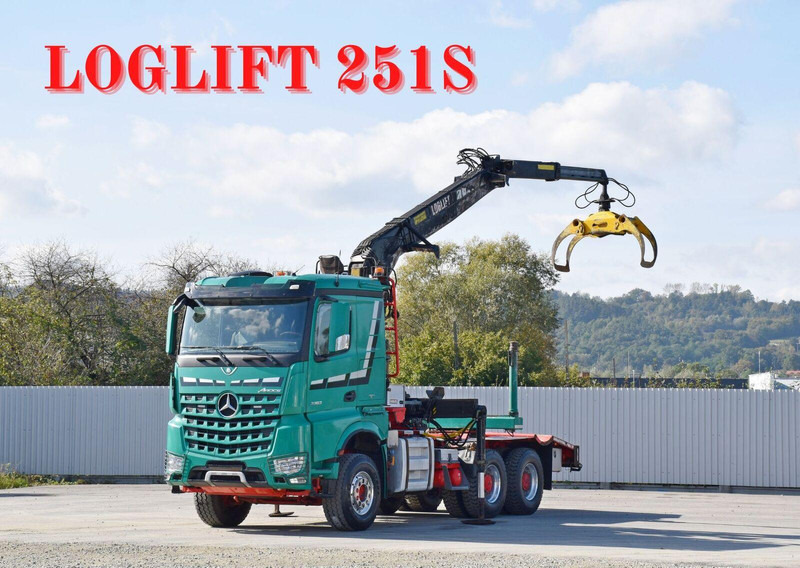 Mercedes-Benz AROCS 3363 *HOLZTRANSPORTER * LOGLIFT 251S /6x4 - Lesovůz, Auto s hydraulickou rukou: obrázek 1 Mercedes-Benz AROCS 3363 *HOLZTRANSPORTER * LOGLIFT 251S /6x4 - Lesovůz, Auto s hydraulickou rukou: obrázek 1