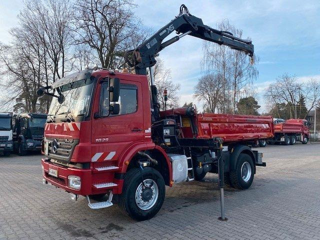 Mercedes-Benz AXOR 1829 - Sklápěč, Auto s hydraulickou rukou: obrázek 1 Mercedes-Benz AXOR 1829 - Sklápěč, Auto s hydraulickou rukou: obrázek 1