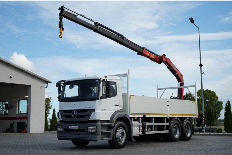 Mercedes-Benz / AXOR 2633 / 6X4 / SKRZYNIOWY - 6,55 M / MOCNA PODŁOGA / HDS FA - Nákladní automobil valníkový/ Plošinový, Auto s hydraulickou rukou: obrázek 1 Mercedes-Benz / AXOR 2633 / 6X4 / SKRZYNIOWY - 6,55 M / MOCNA PODŁOGA / HDS FA - Nákladní automobil valníkový/ Plošinový, Auto s hydraulickou rukou: obrázek 1