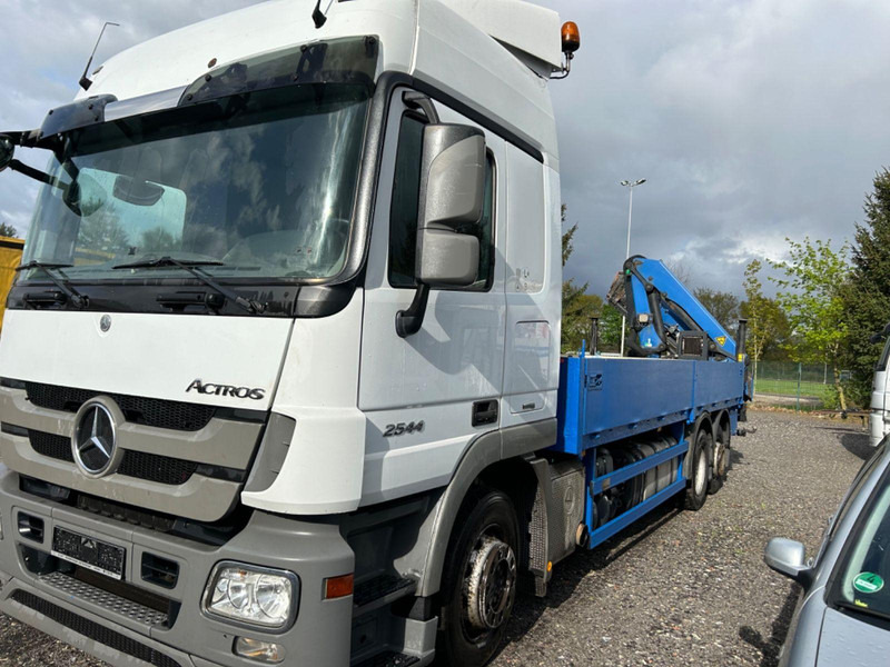 Mercedes-Benz Actros 2544 Glastransporter mit Palfinger Kran - Nákladní automobil valníkový/ Plošinový, Auto s hydraulickou rukou: obrázek 2 Mercedes-Benz Actros 2544 Glastransporter mit Palfinger Kran - Nákladní automobil valníkový/ Plošinový, Auto s hydraulickou rukou: obrázek 2