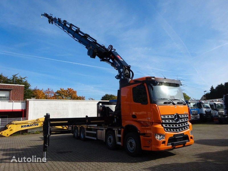 Mercedes-Benz Arocs 3751 - Flatbed+crane - Nákladní automobil valníkový/ Plošinový, Auto s hydraulickou rukou: obrázek 3 Mercedes-Benz Arocs 3751 - Flatbed+crane - Nákladní automobil valníkový/ Plošinový, Auto s hydraulickou rukou: obrázek 3
