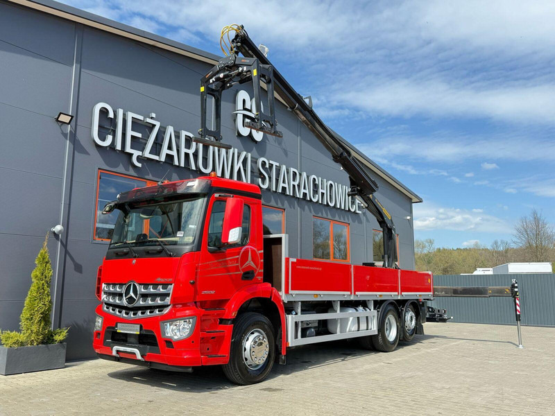 Mercedes-Benz Arocs Actros 2532 / E6 / 6x2 / skrzynia + żuraw Palfinger / budo - Nákladní automobil valníkový/ Plošinový, Auto s hydraulickou rukou: obrázek 1 Mercedes-Benz Arocs Actros 2532 / E6 / 6x2 / skrzynia + żuraw Palfinger / budo - Nákladní automobil valníkový/ Plošinový, Auto s hydraulickou rukou: obrázek 1
