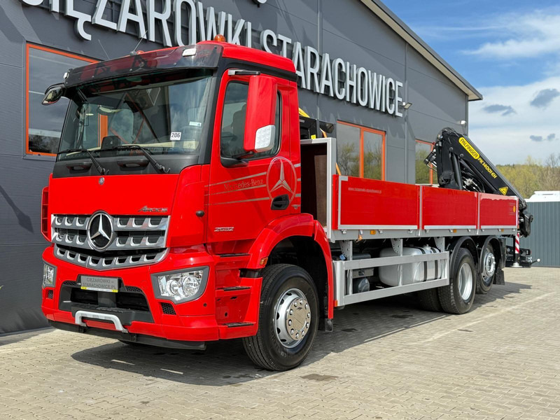 Mercedes-Benz Arocs Actros 2532 / E6 / 6x2 / skrzynia + żuraw Palfinger / budo - Nákladní automobil valníkový/ Plošinový, Auto s hydraulickou rukou: obrázek 2 Mercedes-Benz Arocs Actros 2532 / E6 / 6x2 / skrzynia + żuraw Palfinger / budo - Nákladní automobil valníkový/ Plošinový, Auto s hydraulickou rukou: obrázek 2