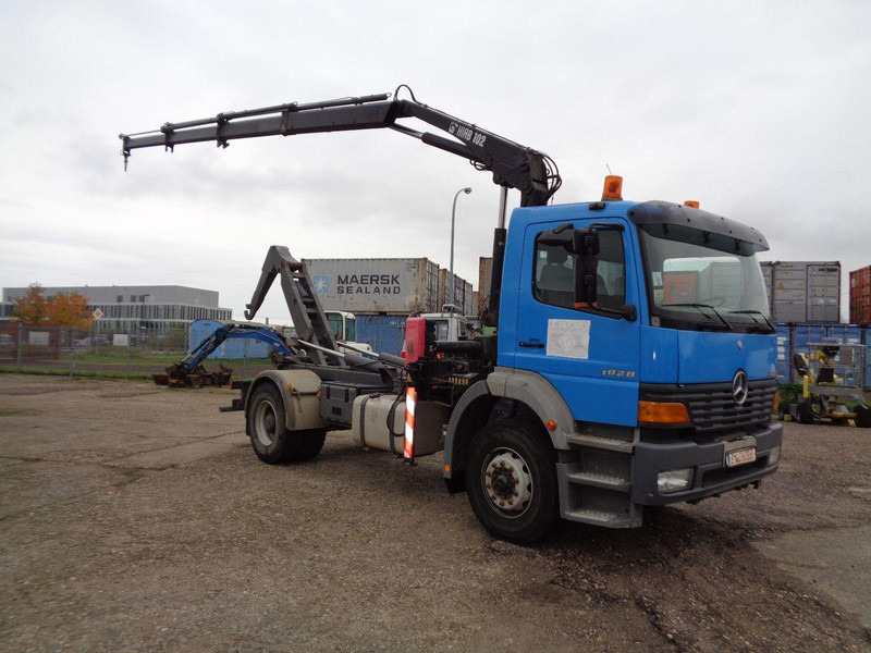 Mercedes-Benz Atego 1828 Hook lift truck + Crane Hiab 102 - Hákový nosič kontejnerů, Auto s hydraulickou rukou: obrázek 3 Mercedes-Benz Atego 1828 Hook lift truck + Crane Hiab 102 - Hákový nosič kontejnerů, Auto s hydraulickou rukou: obrázek 3