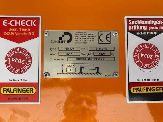 Autoplošina Mercedes-Benz Sprinter 516 CDI Hebebuehne Palfinger PD140V: obrázek 16