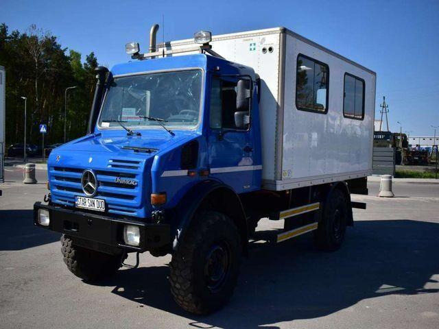 Mercedes-Benz Unimog Mercedes-Benz Unimog U 4000 4x4 Camper Expeditio - Podvozek s kabinou, Auto s hydraulickou rukou: obrázek 4 Mercedes-Benz Unimog Mercedes-Benz Unimog U 4000 4x4 Camper Expeditio - Podvozek s kabinou, Auto s hydraulickou rukou: obrázek 4