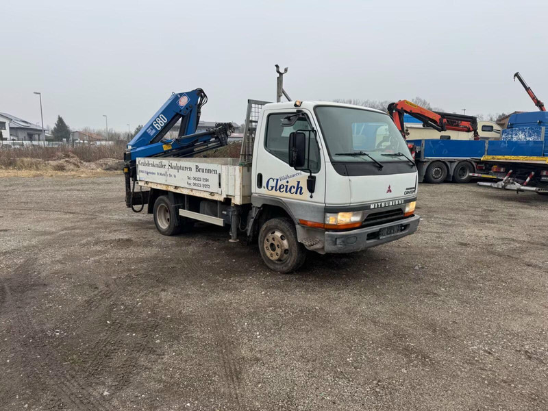 Mitsubishi Canter FE649 - Flatbed truck + crane - Nákladní automobil valníkový/ Plošinový, Auto s hydraulickou rukou: obrázek 2 Mitsubishi Canter FE649 - Flatbed truck + crane - Nákladní automobil valníkový/ Plošinový, Auto s hydraulickou rukou: obrázek 2