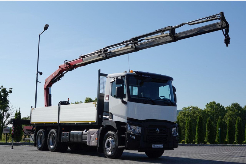 Renault C 380 / 6X4 / SKRZYNIOWY 6.4 M / + HDS FASSI F175A / MAX UDŹWIG - Nákladní automobil valníkový/ Plošinový, Auto s hydraulickou rukou: obrázek 2 Renault C 380 / 6X4 / SKRZYNIOWY 6.4 M / + HDS FASSI F175A / MAX UDŹWIG - Nákladní automobil valníkový/ Plošinový, Auto s hydraulickou rukou: obrázek 2